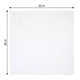 thumbnail image 6 of Unique Bargains 6Pcs Dinner Use Cotton Cloth Napkins White 20x20inch, 6 of 6