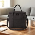 thumbnail image 6 of PONPRNGY Large Insulated Lunch Box Men Women, Lunch Bag for Work, Leakproof Soft Cooler Tote Adult, Lunch Pail, Picnic Beach Collapsible Food Bag with Shoulder Strap, 6 of 6