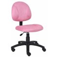 thumbnail image 1 of Nicer Furniture Perfect Posture Deluxe Microfiber Task Chair - Pink, 1 of 1