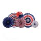 thumbnail image 4 of unbranded 6Ud Abanicos De Decorativos En Estilo Us Flag Para Colgar En Fiestas Y Eventos, 4 of 6