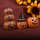 thumbnail image 3 of 3 piezas de estatua en miniatura de calabaza de Halloween, decoración de estatua de calabaza en miniatura de jardín de hadas de Halloween, decoración de calabaza de Halloween, regalo de fiesta de Hall, 3 of 5