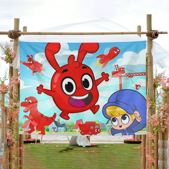 My Magic Pet Morphle pattern wall hanging 50*60 inches high-quality peach skin velvet material classic and charming