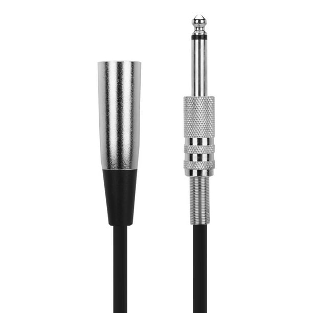 Cable femenino macho a xlr de 6.35 mm, Menos Interferencia del adaptador de audio de 30 cm de longitud resistente a la corrosión de Bajo ruido para el úpos de altavoces