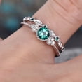 thumbnail image 3 of HEVIRGO 2Pcs Doigt Bijoux Double Type Non Allergique Durable Bague de Cycle de Mode pour le Cadeau, Nous Vert 9, 3 of 10