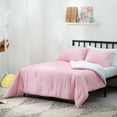 thumbnail image 3 of Linenspa Microfiber Designer Comforter - Polka Dot , Cal King, Pink, 3 of 5