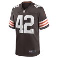 thumbnail image 2 of Men's Nike Tony Fields II  Brown Cleveland Browns Team Game Jersey, 2 of 6