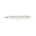 thumbnail image 5 of Wooden Bead Garland with Tassel Accent for Home Decor and Bathroom - Draped Styling Detail for Office, Room and Living Room - Shelf and Coffee Table Decor for Styled Surfaces - 2", White, 5 of 11