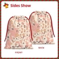 thumbnail image 4 of Super Soft Fabric Gift Bag Contraction Free Bag Mouth Pull Rope Design Red Ribbon Mouth For The Festival Rose Gold Foil Leopard Print_42 Small, 4 of 8