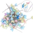 thumbnail image 3 of 2.09 Inch Sewing Pins Flat Head Straight Pins Butterfly Head Sewing Pins Straight Quilting Pins for Sewing DIY Projects Dressmaker Jewelry Decoration (100), 3 of 7