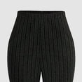 thumbnail image 3 of Karoyedx Girls School Uniform Girls Stretch Bell Bottoms Flare Pants Little | Big Kid Ruffle Bootcut Leggings Black Size,11 Years, 3 of 3