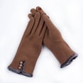 thumbnail image 1 of Womens Winter Warm Gloves With Sensitive Touch Screen Texting Fingers  Fleece Lined Windproof Gloves, 1 of 6