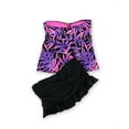 thumbnail image 2 of Island Escape Womens Tropical Bandini 2 Piece Bandeau, Purple, 6, 2 of 2