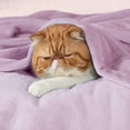 thumbnail image 2 of Manta polar Blanket Bedsure XL, color morado claro, 300 g/m², 130 x 180 cm, 2 of 7