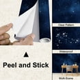thumbnail image 4 of Peel and Stick Wallpaper Night Sky Stars soft Milky Way Universe as Texture Modern Art Wall Mural Decor Self Adhesive and Removable 100in x 144in, 4 of 8