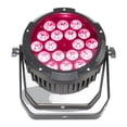 thumbnail image 1 of Zilai DJ Lights LED Flat Par 18x12W RGBW Outdoor Waterproof Sound Activated, 1 of 7