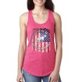 thumbnail image 2 of Wild Bobby US Flag Ford Bronco Women Racerback Tank Top, 2 of 6