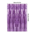 thumbnail image 5 of 3.28 x 6.56 FT Glitter Foil Fringe Curtains Sparkling Metallic Streamers Photo Booth Backdrop for Birthday Graduation Wedding Valentine's Day Decor, 5 of 6