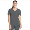 Landau Women's Lynx Unleashed V-Neck Solid Tunic Scrub Top, Style 6003