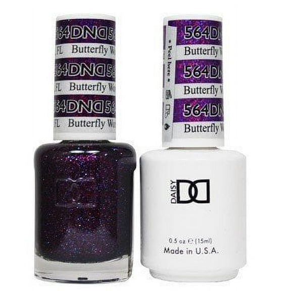 DND Nail Polish Gel & Matching Lacquer Set (564 - Green Forest, AK)