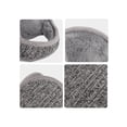 thumbnail image 5 of Surblue Ear Warmers Earmuffs Adjustable Earmuffs Women Outdoor Knit Cashmere Earmuffs Winter Pure Color Deep Grey, 5 of 6