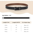 thumbnail image 3 of Reversible Belt for Women Leather Belts for Jeans Pants Fashion Ladies Dress Belt Trim to Fit, 3 of 5