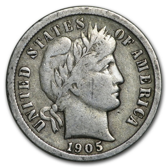 1905-O Barber Dime Fine