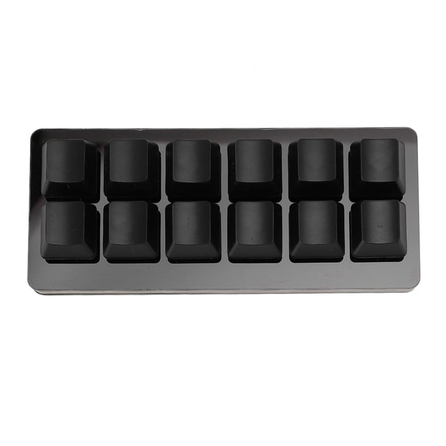 Programmable Keyboard, 12 Key USB Gaming Keyboard , Hot Swappable Mechanical Keyboard with Red Switch, Customized Wired Keyboard for Video Game Work