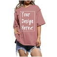 thumbnail image 6 of BAODANN "Women's Summer Oversized T Shirt Casual Short Sleeve Loose Round Neck Top Womens Summer Tees T Shirt Women Plain Womens T Shirts Short Sleeve Jr Fall Fashion Long Sleeve Fitted Shirt Women, 6 of 8