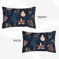 thumbnail image 4 of Bingfone Autumn Leaves With Blue Standard Size Pillowcase, Long Staple Pure Cotton Envelope Closure Pillow Cover(without pillow core),16"X24", 4 of 9