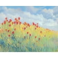 thumbnail image 2 of OToole, Tim 18x15 White Modern Wood Framed Museum Art Print Titled - Summer Breeze Meadow I, 2 of 4