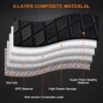 thumbnail image 5 of Car Floor Mats Custom Fit for Honda Accord 2014-2017, All Surround Floor Mats Liner, Waterproof PU Leather Full Set All-Weather Protection Black, 5 of 9