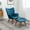 Blue, variant on Comfortable Gray Velvet Accent Chair And Affordable With