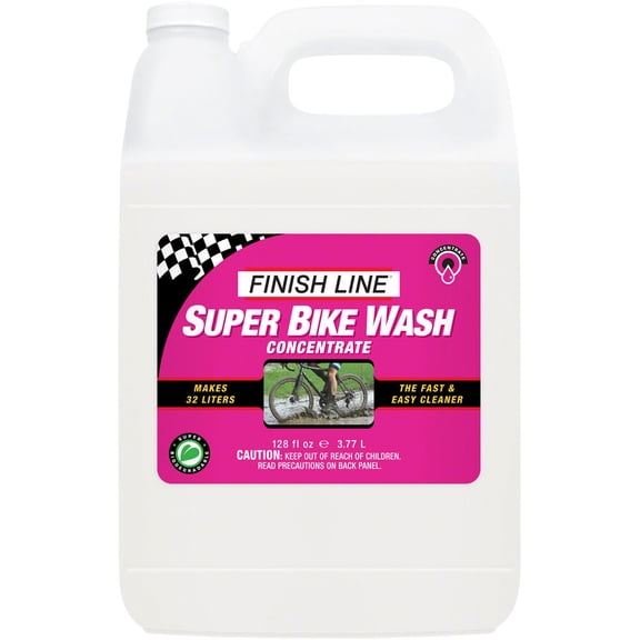 Finish Line Super Bike Wash Cleaner Concentrate - 1 Gallon (Makes 8 Gallons)