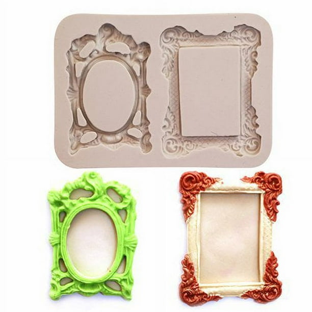 O Creme Silicone Fondant Mold Double Frame Walmart Business Supplies
