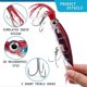 thumbnail image 4 of Swimbait Fishing Lures Skirt Tail Octopus Jig Head Bait Soft Plastic Lures Glow Octopus Skirt Worm Lure Trout Bass Fishing Baits Craw Swimbaits Grub T, 4 of 5
