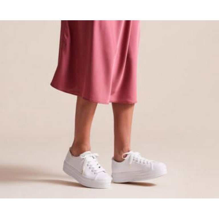 Keds triple leather white sales