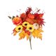 thumbnail image 5 of Ramo de flores artificiales de otoño con hojas de arce artificiales para jardín, para exteriores, damas de honor, inauguración de la casa, granja, ofi Estilo C, 5 of 8