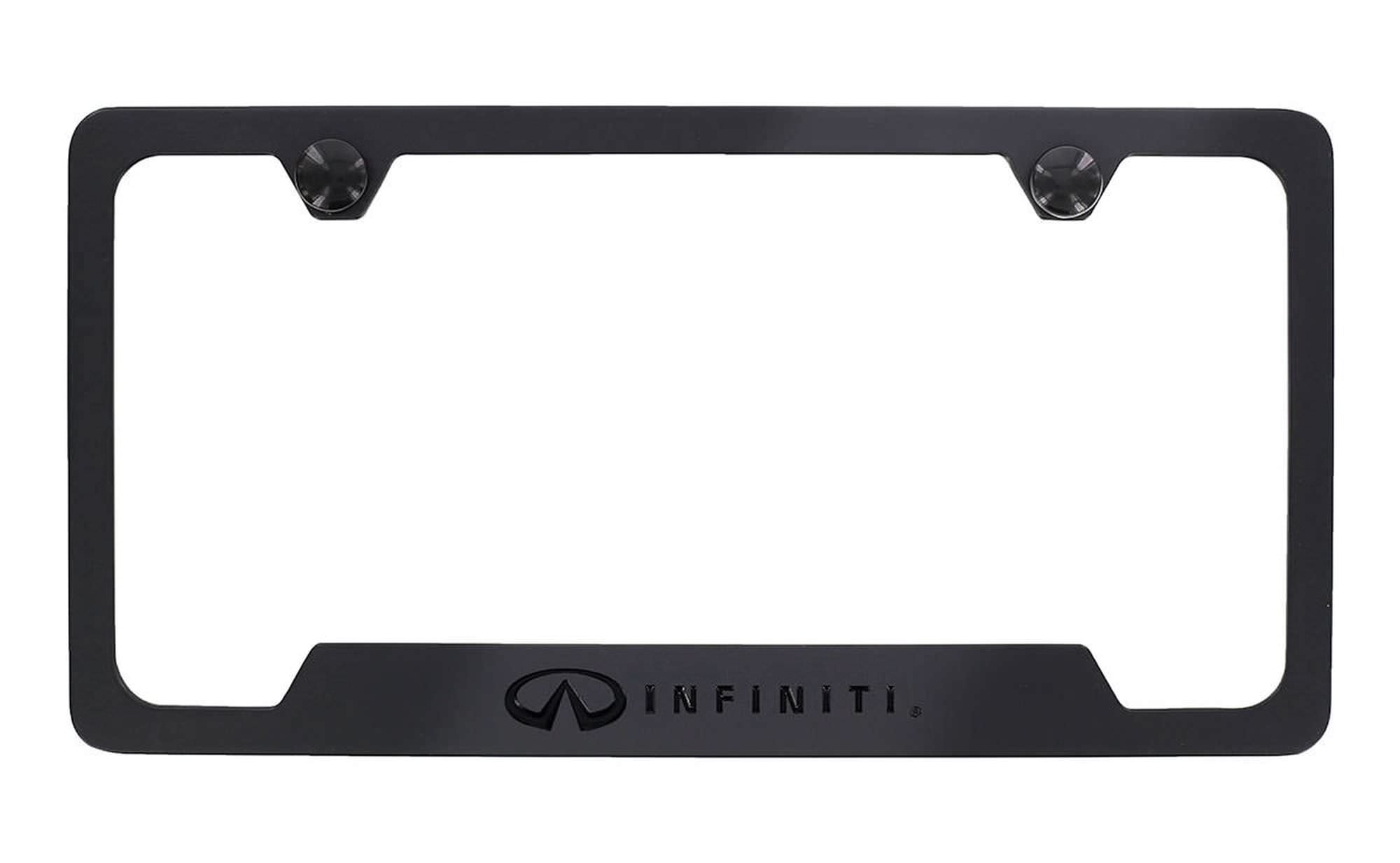 Infiniti License Plate Frame (Matte Black)