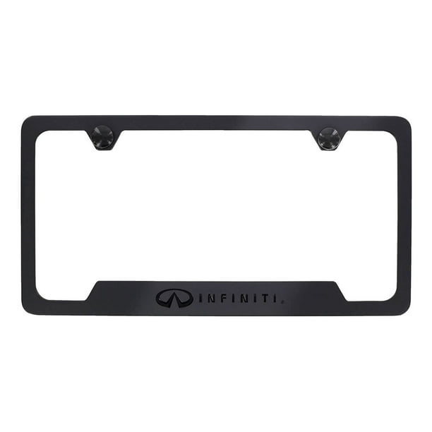 Infiniti License Plate Frame (Matte Black)