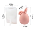 thumbnail image 3 of Oleegame 1PC Cookie Mold Washable Silicone Cake Cake Candy Chocolate Decorating Tray DIY Craft Project White, 3 of 5