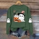 thumbnail image 5 of Ailaofu Halloween Cute Sweatshirt For Women Long Sleeve Pullover Graphic Basic Tops Casual Fall Fashion Sweatshirts, 5 of 7