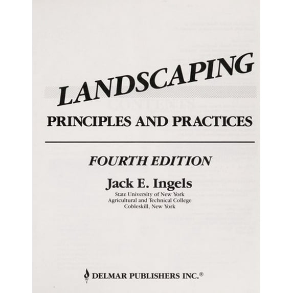 Pre-Owned Landscaping: Principles and Practices (Hardcover) 0827346832 9780827346833