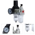 thumbnail image 4 of Water Oil Separator, Compressed Air Filter Regulator Standard Sizes High Accuracy With Pressure Gauge For Pneumatic Systems For Automation Equipments G1/4,G3/8,G1/2,G3/4,G1, 4 of 8