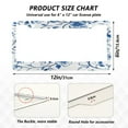 thumbnail image 4 of 2-Pack Aluminum License Plate Frame with 2 Holes for GM License Plate Cover with Free Screws Blue Floral Designs, 4 of 8
