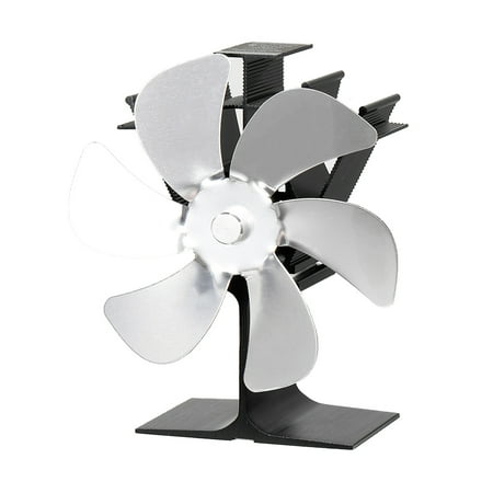 

6 Blades Heat Powered Stove Fan 1400rpm Log Wood for Burner Quiet Fireplace Ecof