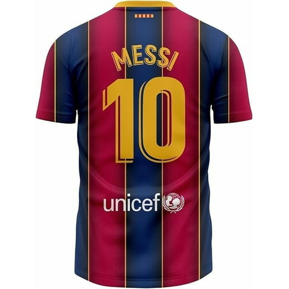 10#  Mens Soccer Jersey Fan Version 25/26 Blue/Red