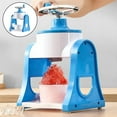 thumbnail image 1 of de trituradora de la trituradora de manual Mini hogar DIY COCINA de NIEVE Cono de nieve Breaker Fast aplastamiento para la cena de boda Azul Soledad Afeitadora manual trituradora de hielo, 1 of 8