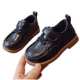 thumbnail image 6 of ITSAME Girls Dress Shoes, Adjustable Strap Round Toe Soft Sole Kids Fashion Comfortable Loafers Black 8(Toddler), 6 of 9
