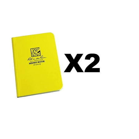 - Rite in the Rain Field Flex All-Weather Memo Book 3.5X5 (2-Pack), Size - 3 1/2 in x 5 in By RainWriter