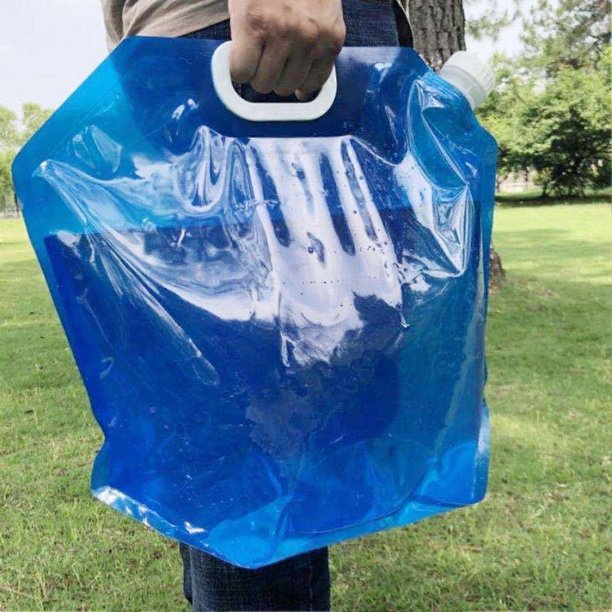 Outdoor Plastic Water Bags 5L/10L Leak Proof Portable Water Bag for Camping Hiking Outdoor